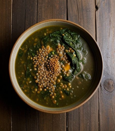 Spinach & Lentil Soup recipe image
