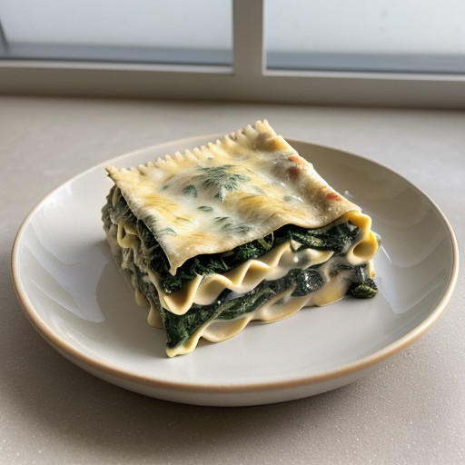 Spinach Mushroom Lasagna I recipe image