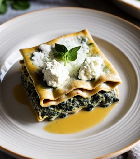Spinach & Mushroom Lasagna Ii recipe image