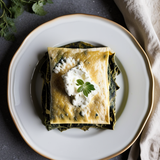 Spinach & Mushroom Lasagna recipe image
