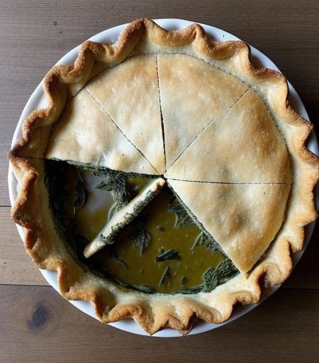 Spinach Mushroom Pie recipe image