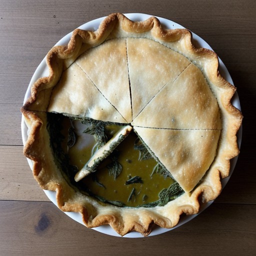 Spinach Mushroom Pie recipe image