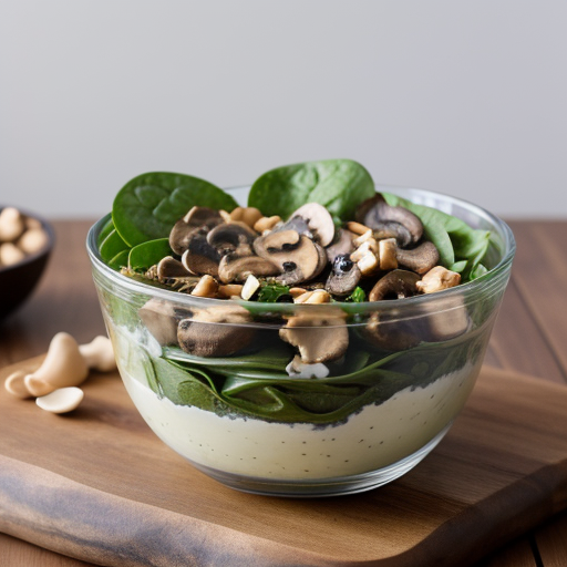 Spinach & Mushroom Salad recipe image