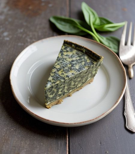 Spinach Pesto Appetizer Cheesecake recipe image