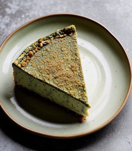 Spinach Pesto Cheesecake recipe image