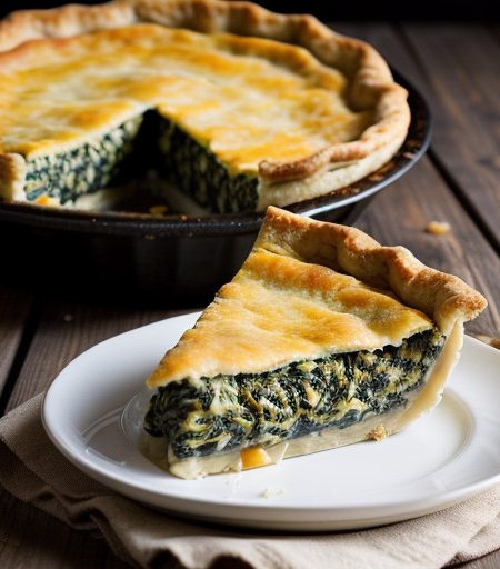 Spinach Pie (Fat Free Well~ Relatively Speak recipe image
