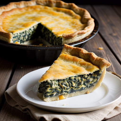 Spinach Pie (Fat Free Well~ Relatively Speak recipe image