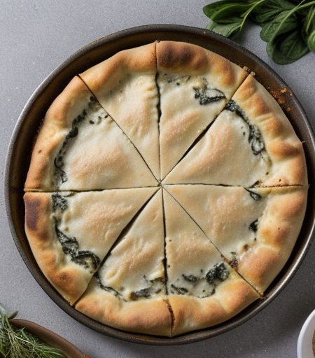 Spinach Pierogi Pizza recipe image