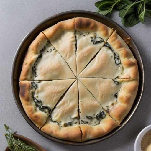 Spinach Pierogi Pizza recipe image