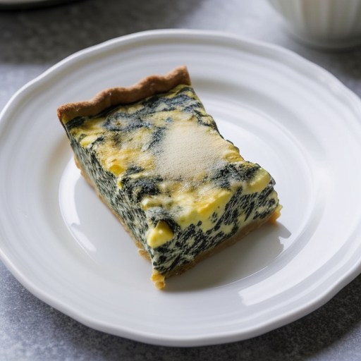 Spinach Quiche With Kasha Crust - House Beautiful recipe image