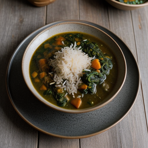 Spinach & Rice Stew recipe image