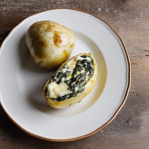 Spinach-Ricotta Stuffed Potato (5 PTS recipe image