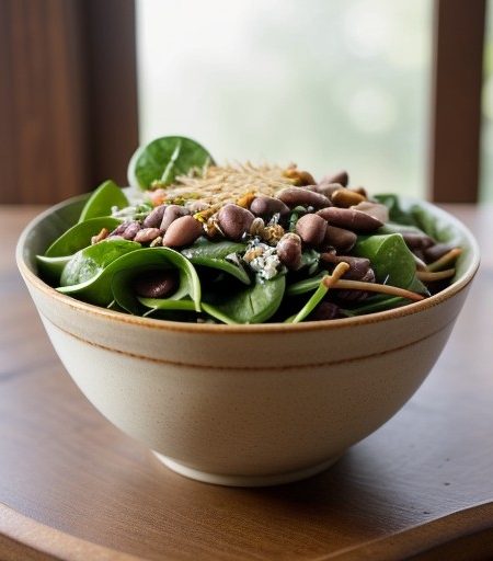Spinach Salad Orientale recipe image