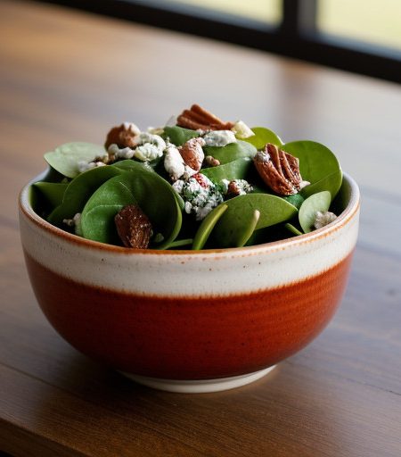 Spinach Salad With Cactus & Hot Chiles recipe image