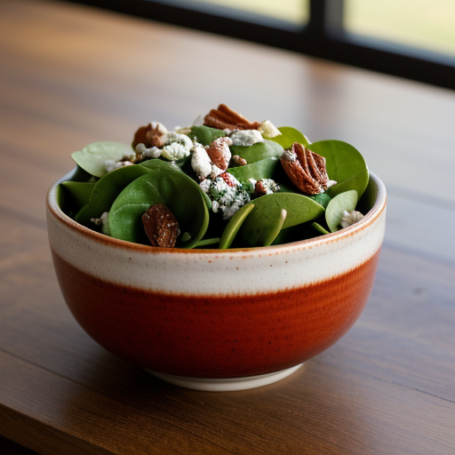 Spinach Salad With Cactus & Hot Chiles recipe image
