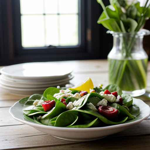 Spinach Salad With Citrus Dressing recipe image
