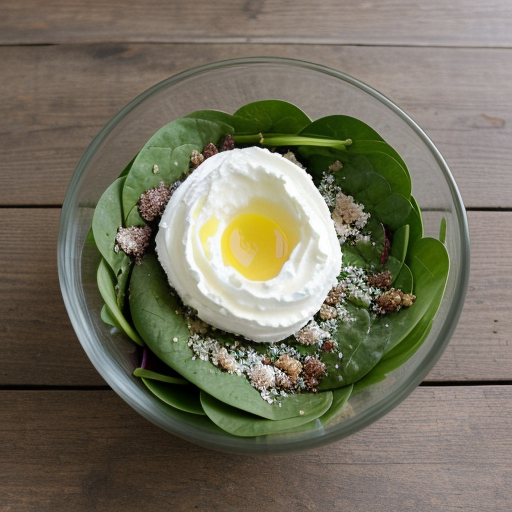 Spinach Salad With Lemon Dressing recipe image