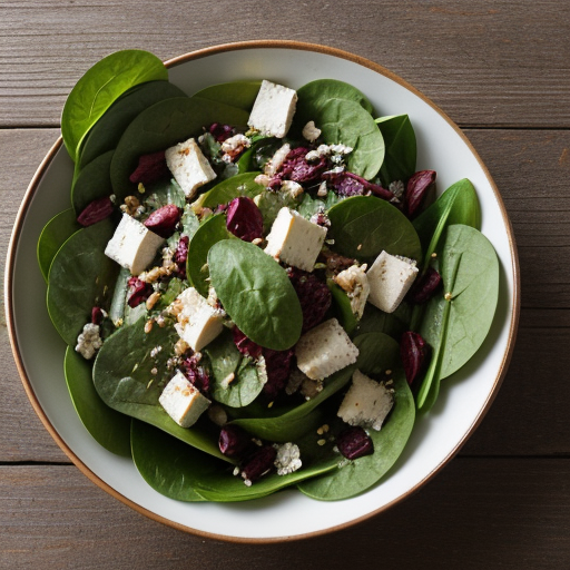 Spinach Salad With Moroccan Lemon recipe image