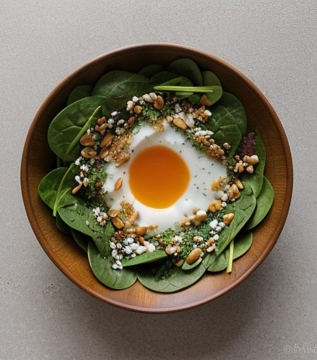 Spinach Salad in Fresh Orange Dressing W/ Pin recipe image