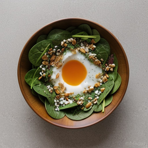 Spinach Salad in Fresh Orange Dressing W/ Pin recipe image