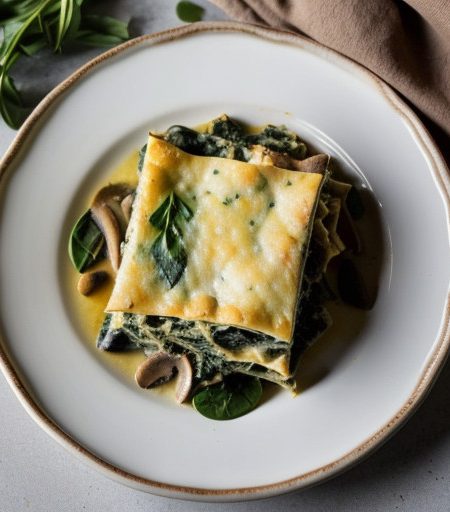 Spinach & Seafood Lasagna recipe image