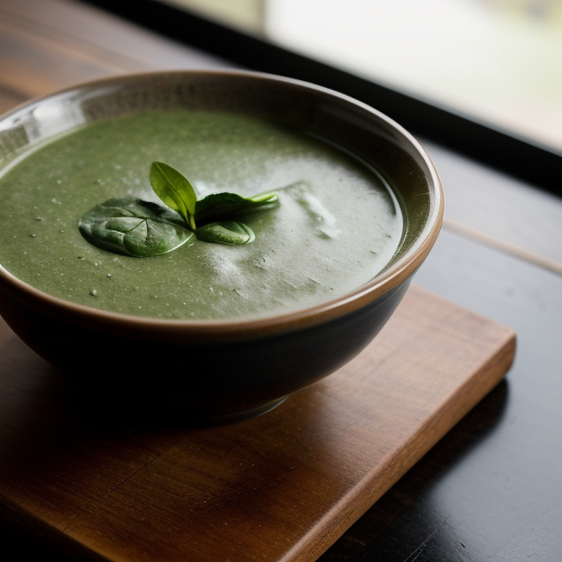 Spinach Soup(english recipe image