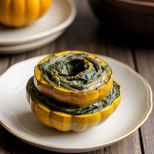 Spinach Stuffed Squash recipe image