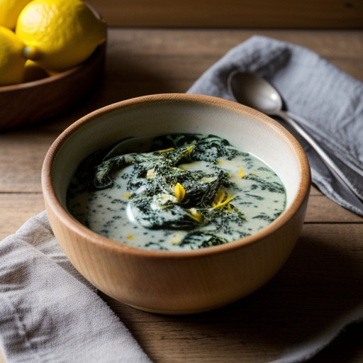 Spinach With Lemon Dressing recipe image