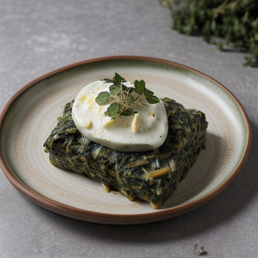 Spinach With Onions recipe image