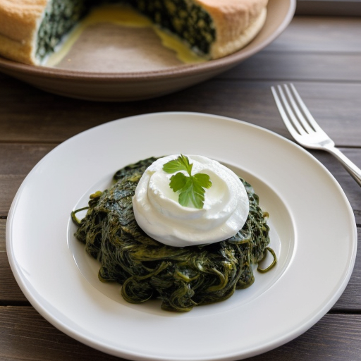 Spinach With Onions recipe image