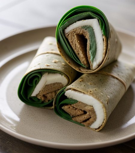 Spinach Wrap Ups recipe image