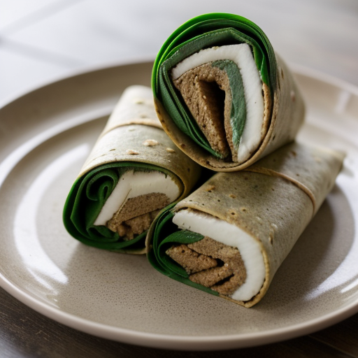 Spinach Wrap Ups recipe image