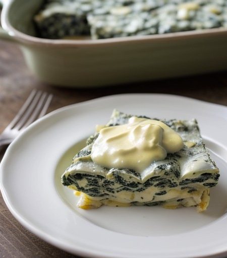 Spinach and Artichoke Casseroles: recipe image