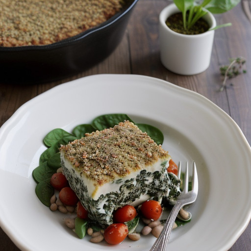 Spinach and Bean Gratin recipe image