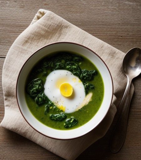 Spinach and Buttermilk Soup recipe image