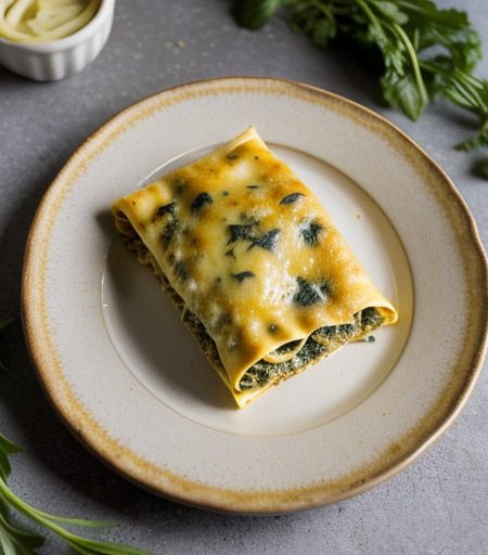 Spinach and Cheese Lasagna Roll-Ups recipe image