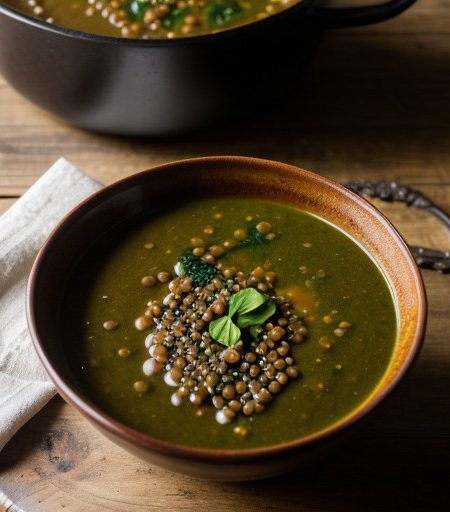 Spinach and Lentil Soup recipe image