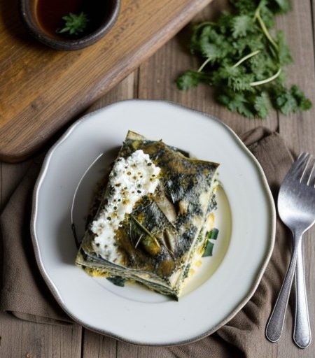 Spinach and Mushroom Lasagna Ii recipe image