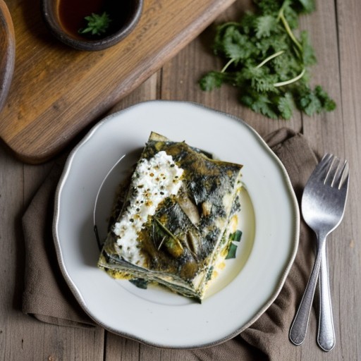 Spinach and Mushroom Lasagna Ii recipe image