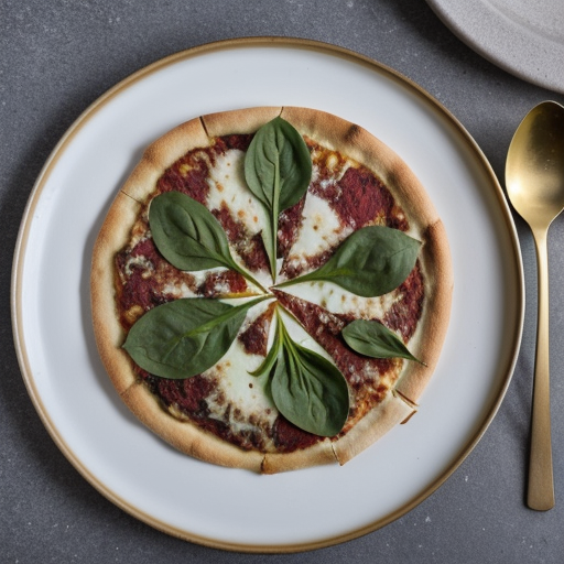 Spinach and Onion Pizza recipe image