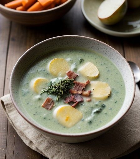 Spinach and Potato Soup recipe image