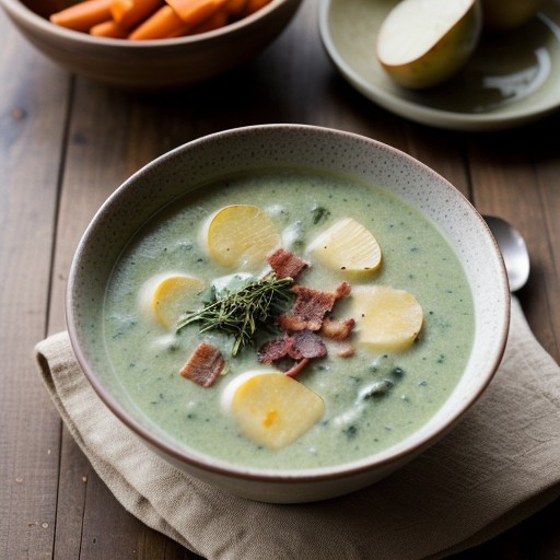 Spinach and Potato Soup recipe image