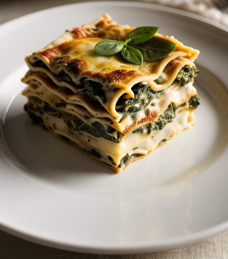 Spinach and Sausage Lasagna recipe image