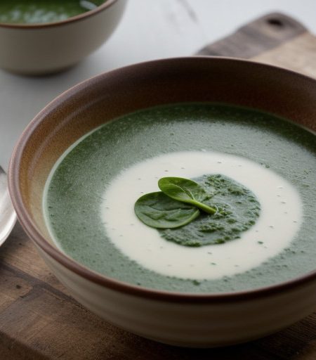 Spinatsuppe (Spinach Soup recipe image