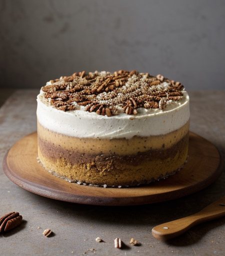 Spirited Pumpkin Cheesecake recipe image