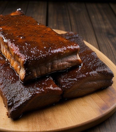 Spit Roasted Chili Barbecued Ribs recipe image