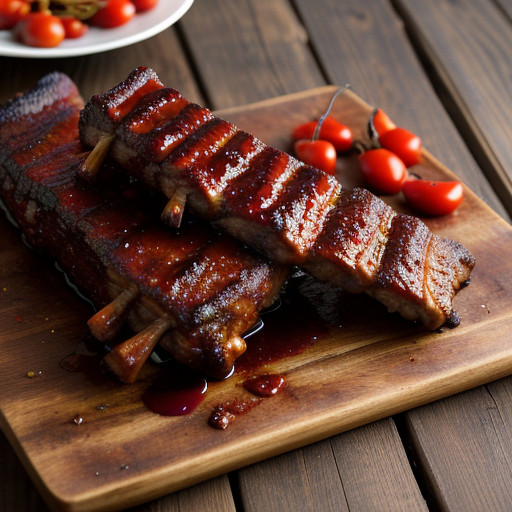 Spit Roasted Chili Barbeque Ribs recipe image