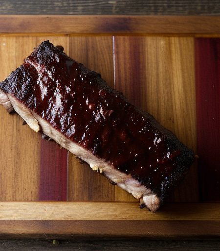 Spit Roasted Chili Barbequed Ribs recipe image