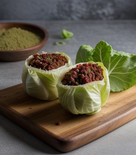 Split-Leaf Cabbage Rolls (Lebanese recipe image