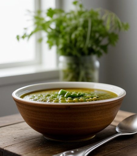 Split Pea & Lentil Soup With Vegetables recipe image